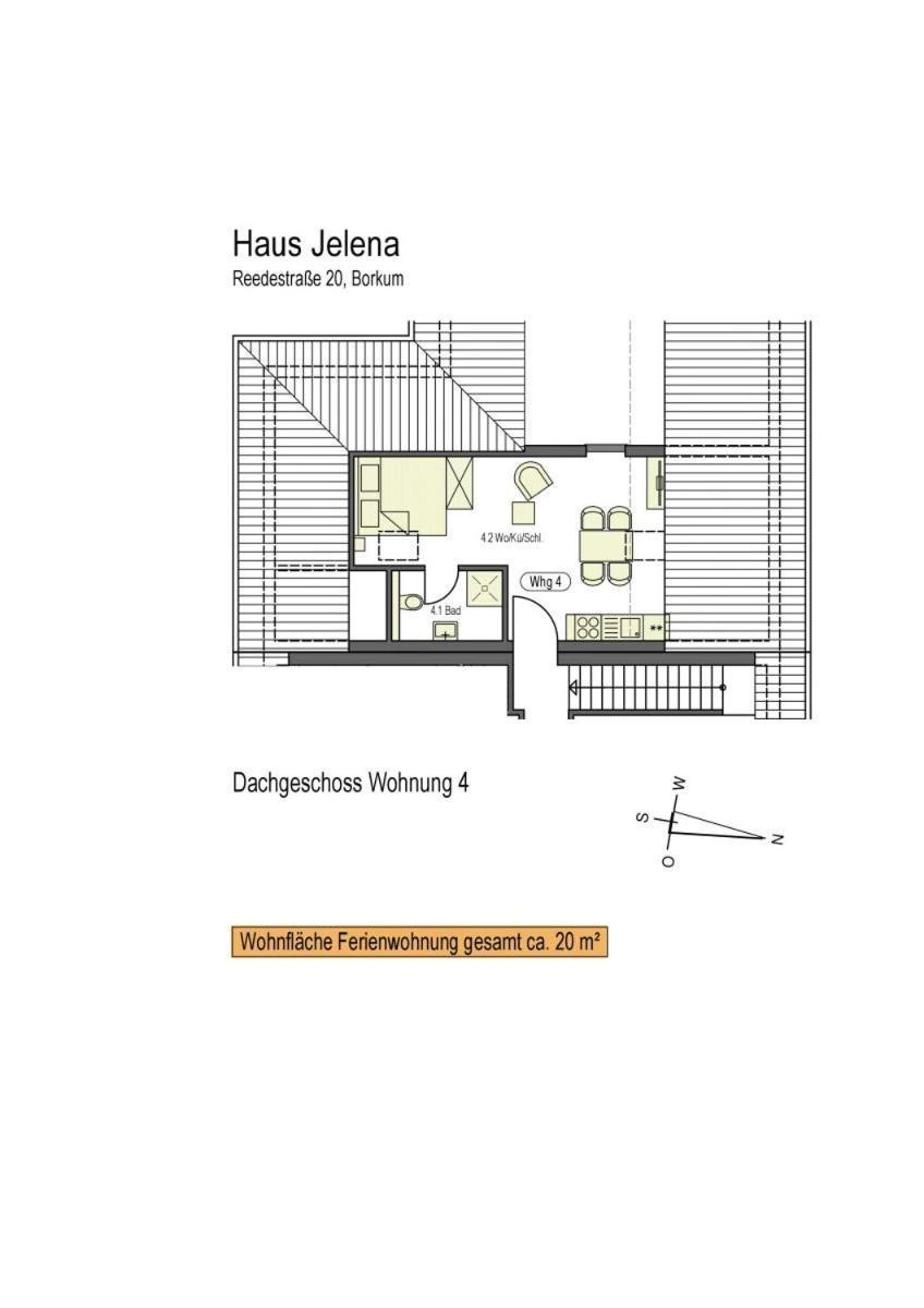 Haus Jelena Appartement 4 Боркум Екстер'єр фото